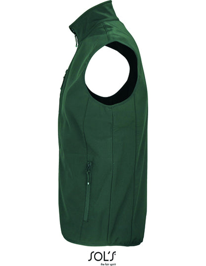 Men´s Falcon Zipped Softshell Bodywarmer - Waldgrün