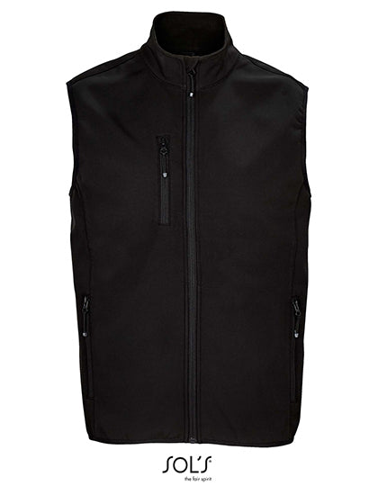 Men´s Falcon Zipped Softshell Bodywarmer - Schwarz