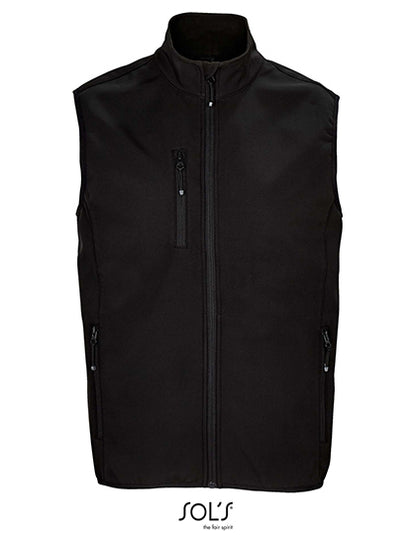 Men´s Falcon Zipped Softshell Bodywarmer - Schwarz