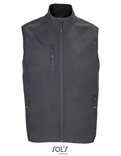 Men´s Falcon Zipped Softshell Bodywarmer - Anthrazitgrau (einfarbig)
