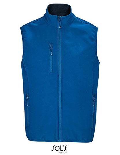 Men´s Falcon Zipped Softshell Bodywarmer - Königsblau 241