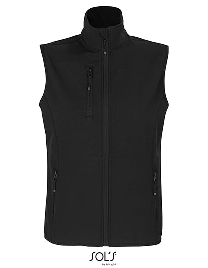 Women´s Falcon Zipped Softshell Bodywarmer -Schwarz