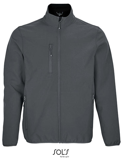 Men´s Falcon Zipped Softshell Jacket - Anthrazitgrau (einfarbig)