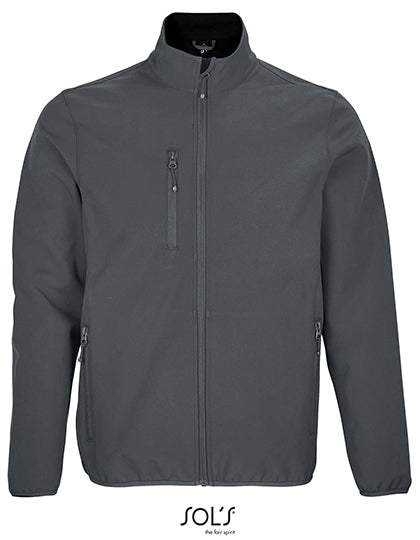 Men´s Falcon Zipped Softshell Jacket - Anthrazitgrau (einfarbig)