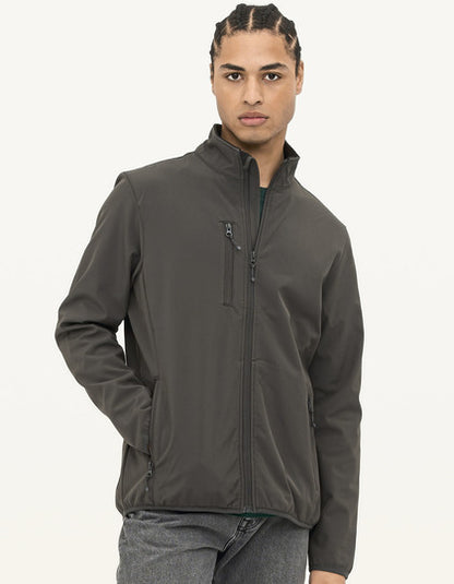 Men´s Falcon Zipped Softshell Jacket - Schwarz
