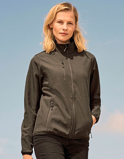 Women´s Falcon Zipped Softshell Jacket - Anthrazitgrau (einfarbig)