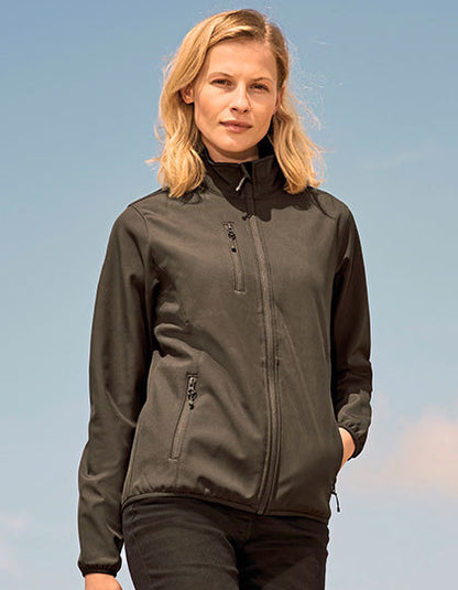 Women´s Falcon Zipped Softshell Jacket - Anthrazitgrau (einfarbig)