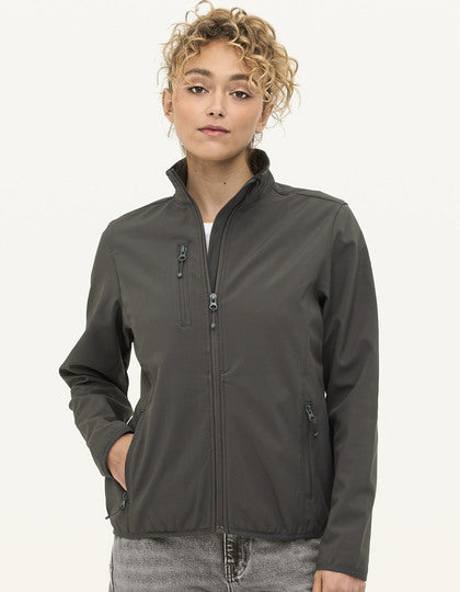 Women´s Falcon Zipped Softshell Jacket - Schwarz