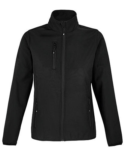 Women´s Falcon Zipped Softshell Jacket - Schwarz