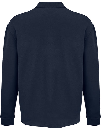 Unisex Polo Collar Sweatshirt Heritage - Französische Marine