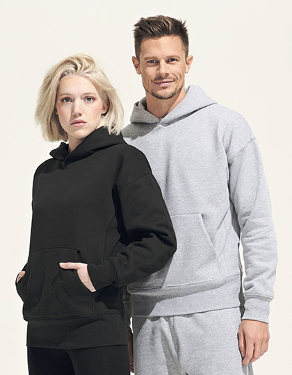 Unisex Hooded Sweatshirt Origin - Graue Melange