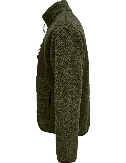 Unisex Sherpa Jacket Fury - Armee - Dunkle Armee