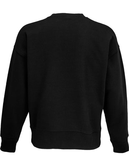 Unisex Round-Neck Sweatshirt Authentic - Schwaraz