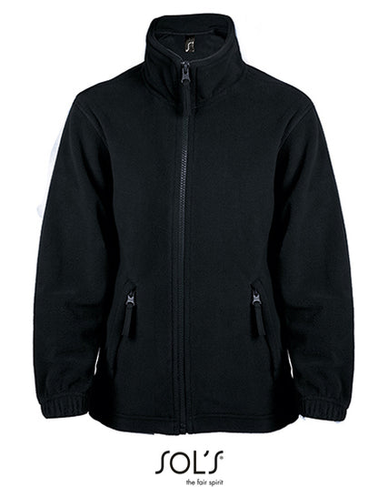 Kids´ Fleecejacket North- Schwarz