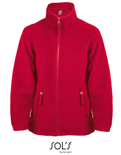 Kids´ Fleecejacket North- Rot