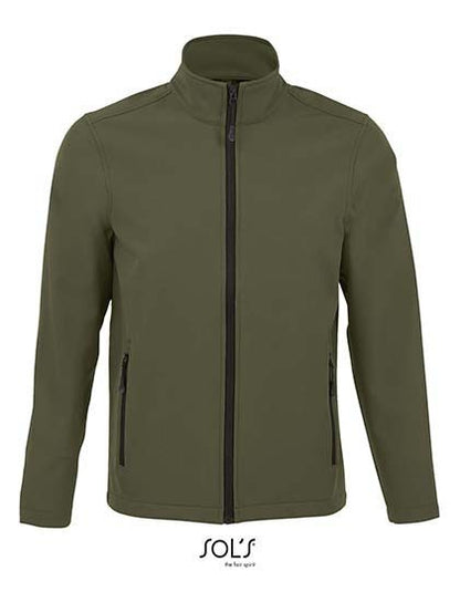 Men´s Softshell Zip Jacket Race - Flaschengrün