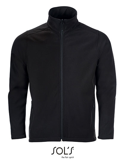 Men´s Softshell Zip Jacket Race - Schwarz