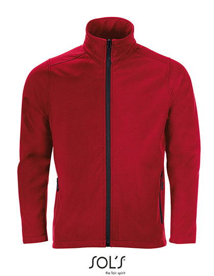 Men´s Softshell Zip Jacket Race - Pfefferrot