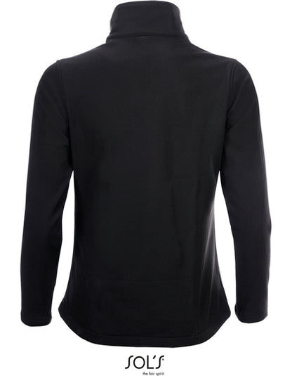 Women´s Softshell Zip Jacket Race - Flaschengrün