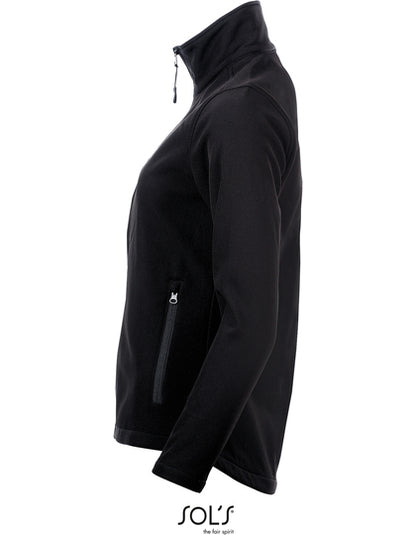 Women´s Softshell Zip Jacket Race - Flaschengrün
