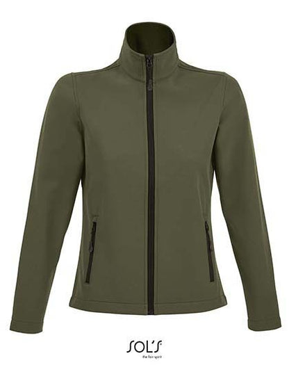 Women´s Softshell Zip Jacket Race - Armee