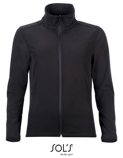 Women´s Softshell Zip Jacket Race - Schwarz