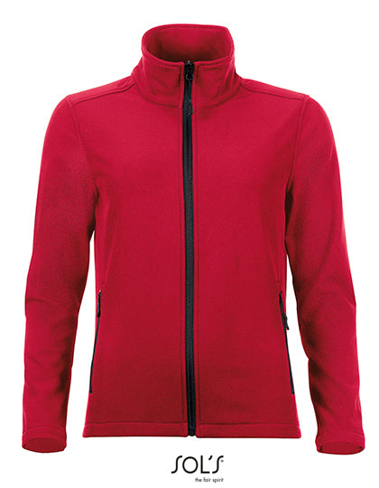 Women´s Softshell Zip Jacket Race - Pfefferrot