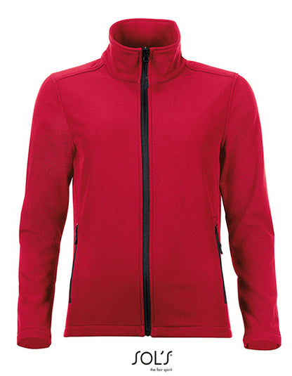 Women´s Softshell Zip Jacket Race - Pfefferrot
