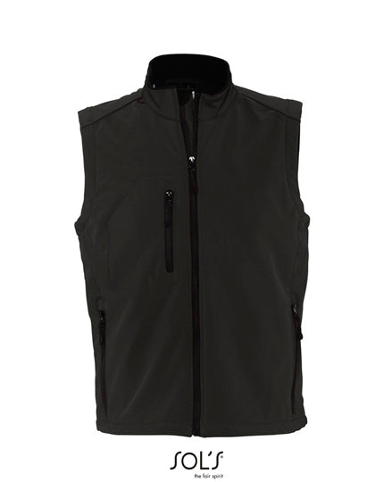 Men´s Sleeveless Softshell Rallye -  Schwarz