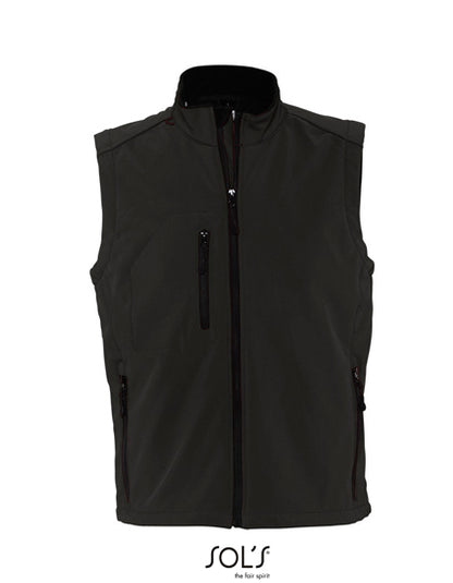 Men´s Sleeveless Softshell Rallye -  Schwarz