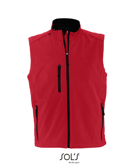 Men´s Sleeveless Softshell Rallye -    Pfefferrot