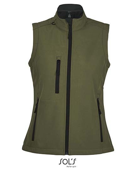 Women´s Sleeveless Softshell Rallye -  Armee