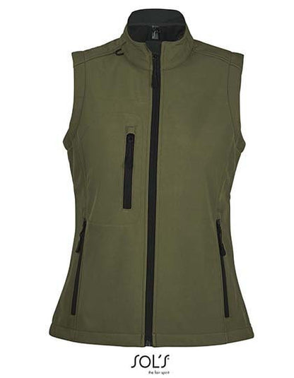 Women´s Sleeveless Softshell Rallye -  Armee