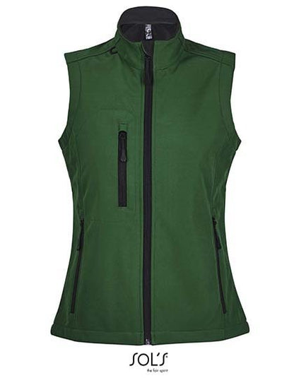Women´s Sleeveless Softshell Rallye - Flaschengrün