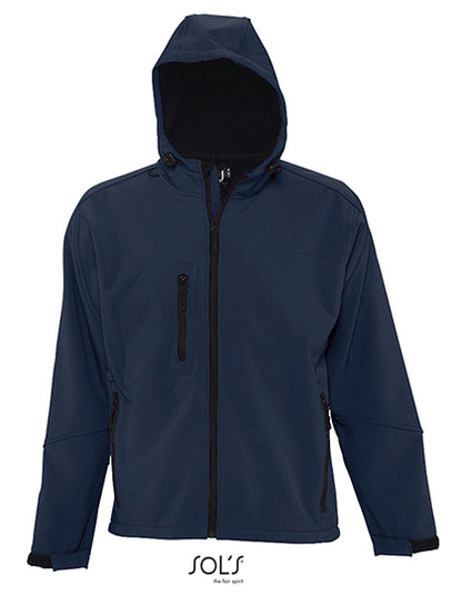 Men´s Hooded Softshell Jacket Replay - Französische Marine