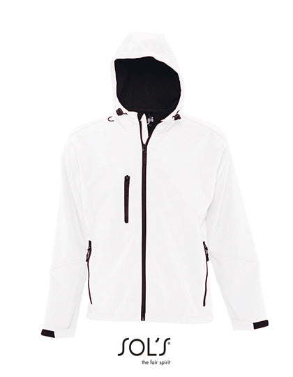 Men´s Hooded Softshell Jacket Replay - Weiss
