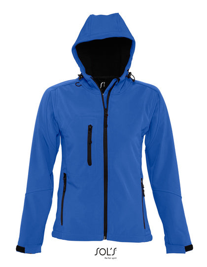 Women´s Hooded Softshell Jacket Replay - Königsblau 241