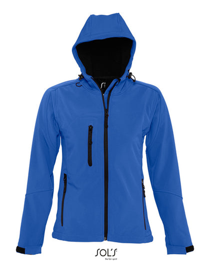 Women´s Hooded Softshell Jacket Replay - Königsblau 241