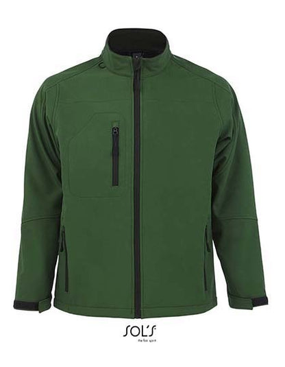 Men´s Softshell Jacket Relax - Flaschengrün
