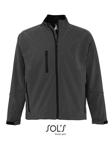 Men´s Softshell Jacket Relax - Anthrazitgrau (einfarbig)