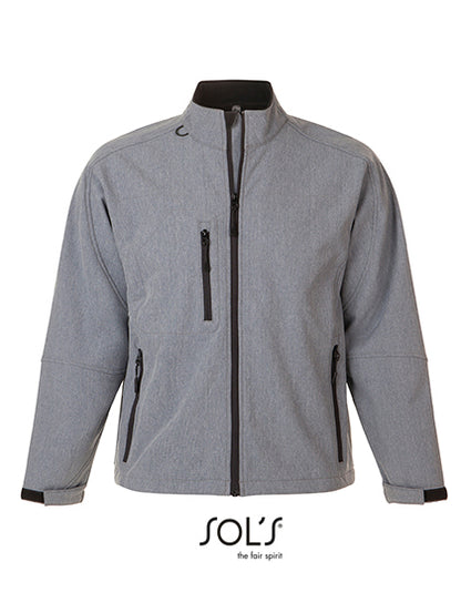 Men´s Softshell Jacket Relax - Graumelange
