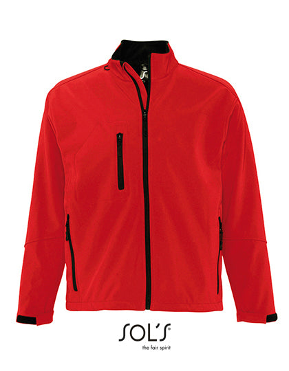 Men´s Softshell Jacket Relax - Pfefferrot