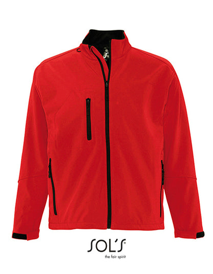 Men´s Softshell Jacket Relax - Pfefferrot