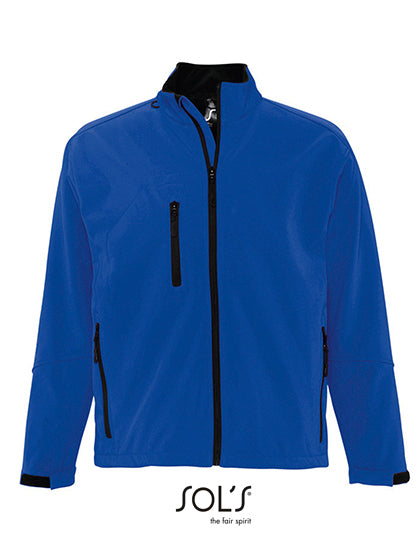 Men´s Softshell Jacket Relax - Königsblau 241