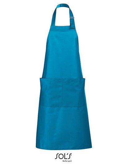 Long Apron Gala-Aqua
