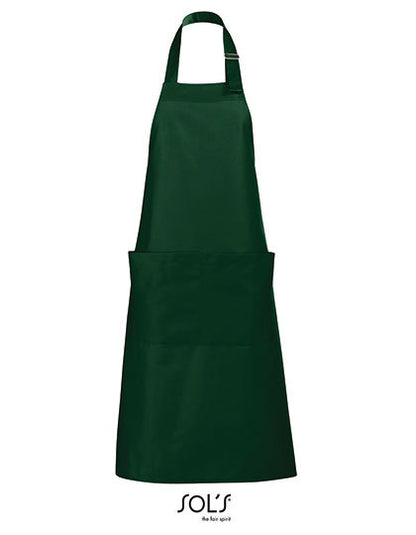Long Apron Gala-Flaschengrün