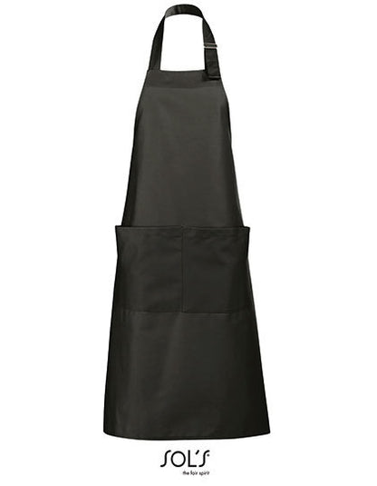 Long Apron Gala-Dunkelgrau (einfarbig)