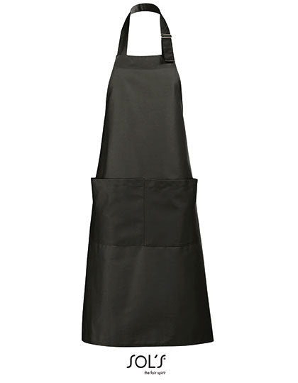 Long Apron Gala-Dunkelgrau (einfarbig)