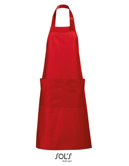 Long Apron Gala-Rot