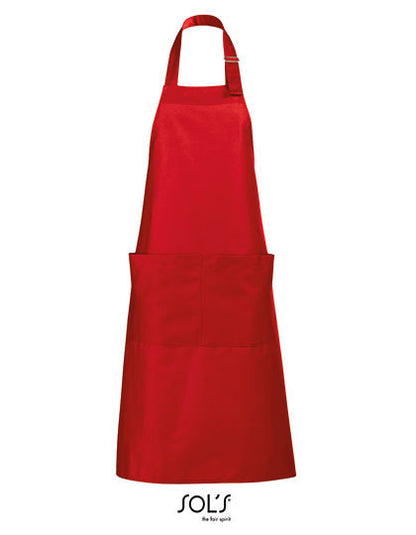 Long Apron Gala-Rot